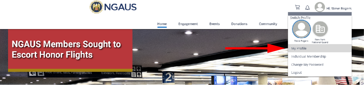 MemberSuite My Profile