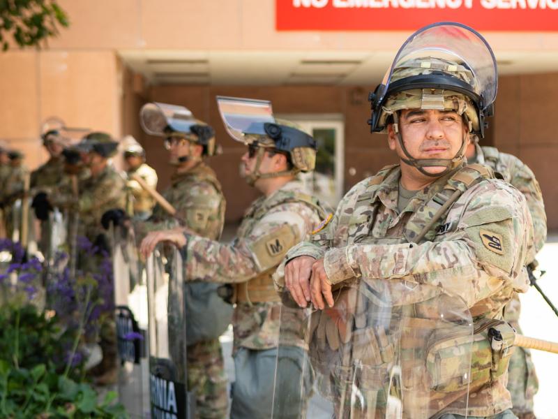 Guard in Los Angeles