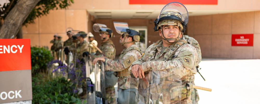 Guard in Los Angeles