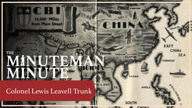 Minuteman Minute-Colonel Lewis Leavell Trunk