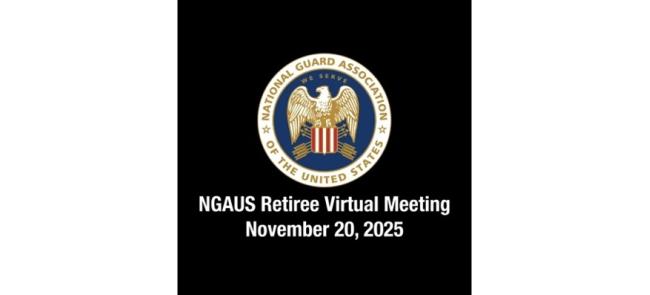 National Guard Retired and Separated Virtual Meeting